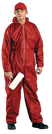 Combinaison jetable avec capuche, 953, rot, XXXL