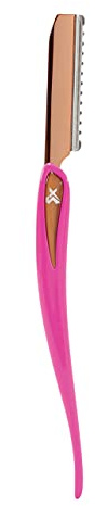 Cricket Stylist Xpressions Hair Razors for Cutting Hair, Professional Styling Razor with 6 Ultra-Sharp Stainless Steel Blades, Lightweight Design & Reusable Storage Case, Hey Rosie Pink