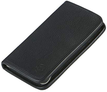 Sonnenleder Stiftetui Leder NOLTE mit 4 Füllerschlaufen Federtasche Etui für Füller schwarz