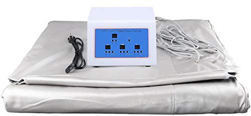 YAOBAO Sauna De Infrarrojos Lejanos para Interiores, 3 Zonas, Manta para Adelgazar, Antienvejecimiento, Alivia La Fatiga, Máquina De Belleza Corporal para Bajar De Peso, Desintoxicación, Belleza,AU