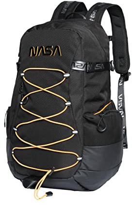 NASA Neon-Pro Rucksack, Schwarz