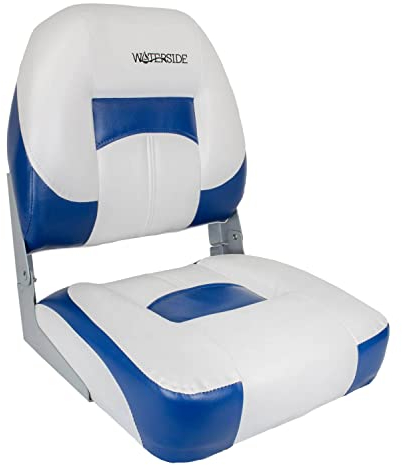 Waterside Captain Premium Bootssitz Highback blau/weiß