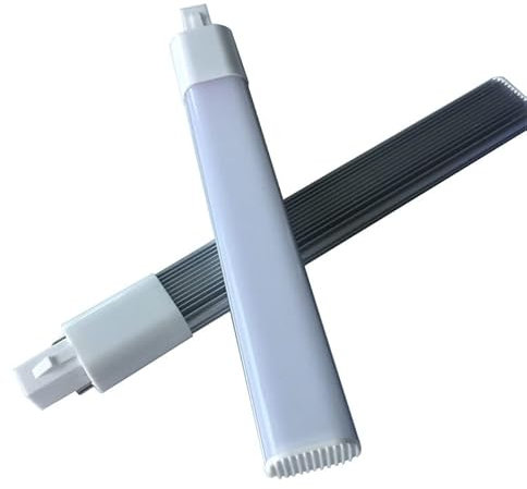 Fengyan Hushållslampa 4st/lot LED G23/Gx23 8W 48-2835SMD LED-lampa AC85-265 Bordslampa Ljuskälla Energisparande lampa Ätpinnar Tube (Färg : Cold white, Storlek : 8W G23 85-265V)