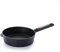 Woll Eco Logic QXR Guss-Hochrandpfanne - Induktiv -, Ø 24 cm, 7 cm hoch, mit abnehmbaren Stiel - Geeignet für alle Herdarten, PFAS-frei, Antihaft-Versiegelung, Aluminiumguss, backofenfest, schwarz