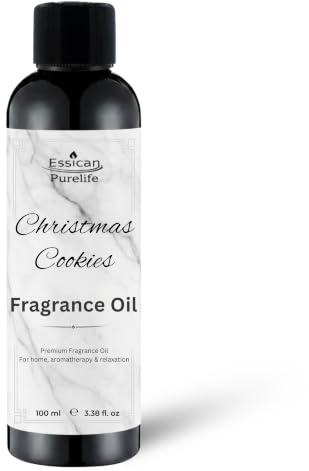 Essican Purelife Christmas Spice Fragrance Oil for Candle Making 100ml | Long Lasting Warm Holiday Scented Oil, Dripper Bottle, Soap Making, Aroma Candle Scents, Wax Melts, Bath Bombs & Humidifiers