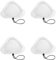 4 paños para escoba a vapor, compatibles con Vileda H2o X5 S302 S001 Vax S1S2 Steam Mop avabile Limpieza Pad Cover