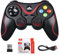 LYEAA V8 2.4G Contrôleur de Jeu sans Fil Manette de Jeu sans Fil Contrôleur BT Manette de Jeu Double Vibration pour Android/iOS/PC/PS3/Switch/Téléphone Portable