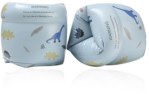 Coogime Schwimmhilfe für Kleinkinder, Schwimmflügel mit unzerbrechlichem PE-Schaumkern zum Schwimmen Lernen 1-6 Jahre, 0-30 kg (blau)