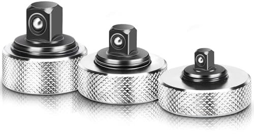 Candeon Cricchetto Da Dito, 3 Pezzi Chiavi a Cricchetto Reversibili Da Palmo, 1/4 3/8 1/2 Mini Cricchetto Da Pollice Cricchetti Reversibili Thumbwheel Ratchet Finger Ratchet Wrench per Aree Strette