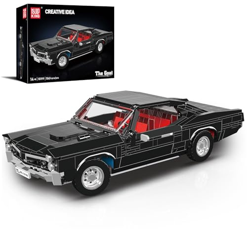 Mould King 10199 Sports Car Building Block Kits, MOC Classic Vintage Car Model Building Sets, Gift for Age 14+/Adult Collections Enthusiasts (1563+ Pieces, Static Version)