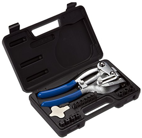 Neiko 02612A Hand Held Power Punch and Sheet Metal Hole Punch Kit, Cr-V 3/32 x 9/32