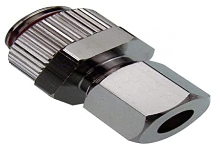 Koolance Compression Fitting für Kupfer Tubes, OD 06 mm zu G 1/4 Zoll BSPP- Silber