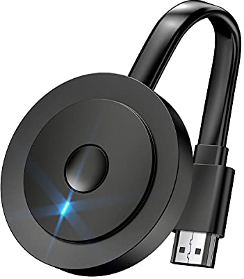 Wireless HDMI Dongle, MpioLife Adaptateur HDMI sans Fil 4K, Adaptateur d'affichage vidéo Wi-FI HDMII Display Dongle pour Miraacast/DLNA/Airplay vers Android/OS/Windows/Mac OS/Moniteur/projecteur