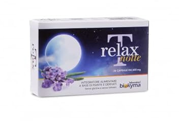 Biokyma - T Relax Notte 36 capsule - Integratore Alimentare a base di piante e derivati