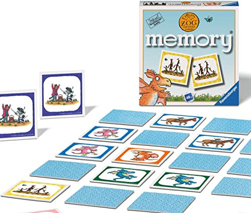 Ravensburger Zog & Other Stories Mini Memory Game - Matching Picture Snap Pairs Games For Kids Age 3 Years and Up