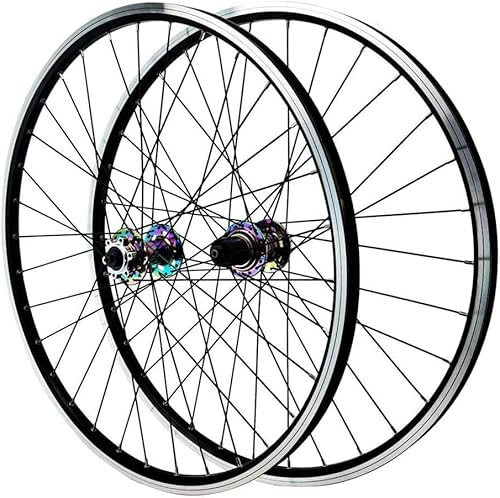 Laufradsatz 26 27,5 29 MTB-Laufradsatz, Schnellspanner-Scheiben-/V-Bremse, 32H doppelwandige Aluminiumlegierungsfelge, 7 8 9 10 11 12-Gang-Kassetten-Fahrradräder, Straßenrad