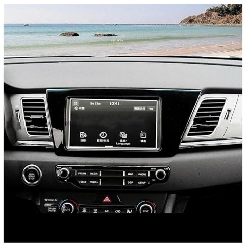 Navigation Cockpit Skyddsfilm För Kia För Niro 2017 2018 2019 2020 Bilinteriör Skärmskydd I Härdat Glas 7/8 Tum Bil GPS Navigation Anti-repfilm