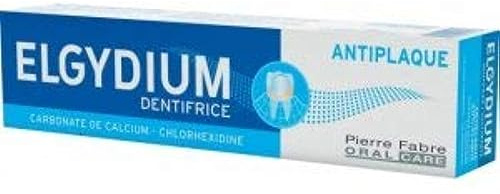 Three Packs Of Elgydium Anti-Plaque Toothpaste X 75Ml/100G