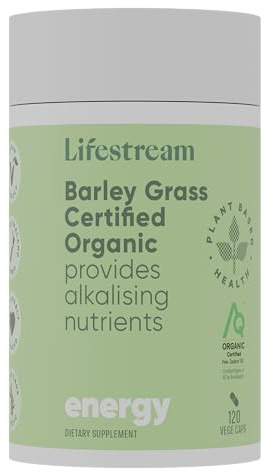 Lifestream Barley Grass 120 Vegicaps, New Zealand Grown Green Food Supplement