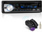 Autoradio mit Bluetooth Freisprecheinrichtung und Lenkrad-Fernbedienung, 1 DIN Autoradio MP3 Player/FM Radio, 2 USB Anschlüsse für Musikspielen und Aufladen