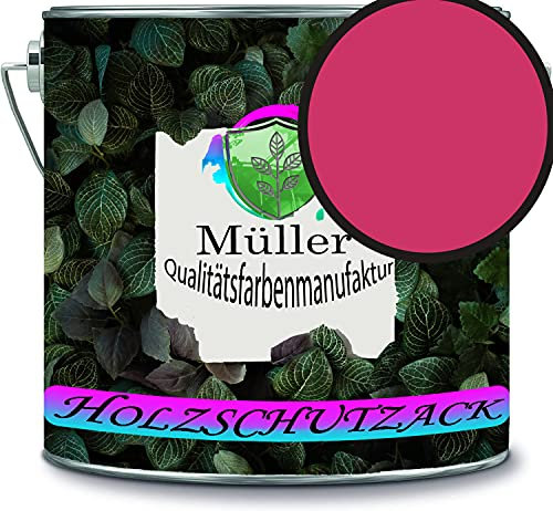 Peinture de protection pour bois - Résistant aux intempéries - Protection longue durée contre les intempéries - Protection du bois RAL 4010 Telemagenta