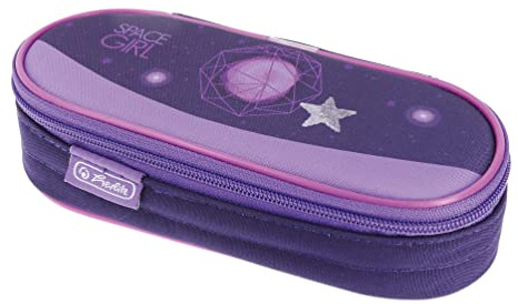 herlitz 50038886 Faulenzer Etui, Space Girl, 1 Stück