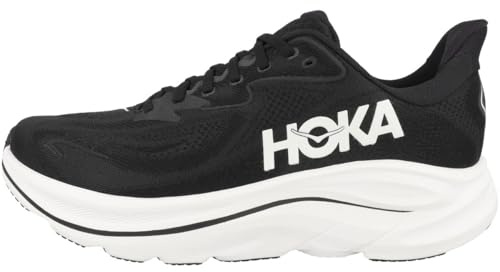 Hoka One One 1162030-BWHT Clifton 10 Black/White Men's Scarpe Taglia US 11.5