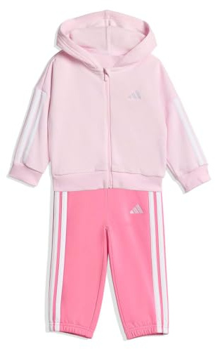 adidas Unisex - Bimbi 0-24 ESSENTIALS JOGGER, clear pink/white, 2-3 Years
