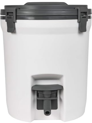 Fangxuee Brocca per Acqua Flusso Rapido 2,Erogatore Acqua Ghiacciata,Dispositivo Raffreddamento per Bevande Isolato con Rubinetto Facile e Coperchio in Schiuma con Chiusura