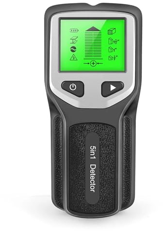 Kabel- och rördetektor, Väggskanner Verktygssökare LCD Digital AC-ledningssökare Djupspårare