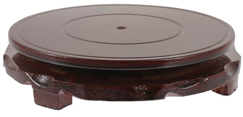 FOMIYES Base in Legno 18 CM per Piedistallo Espositivo, Supporto per Vasi e Fioriere, Piedistallo per Piante da Interno e Allestimenti Artigianali
