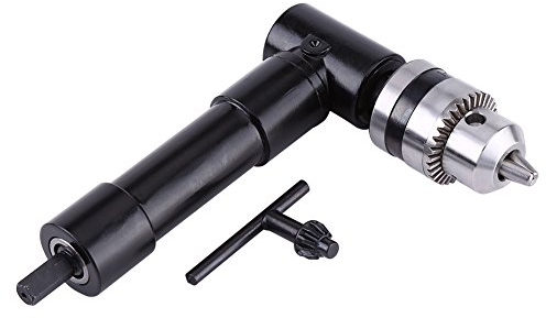 Bohrmaschine Adapter aus Aluminium rechtwinklig 90 Grad für schnurlose Selbstbohrer mit 8mm Sechskant Schaft