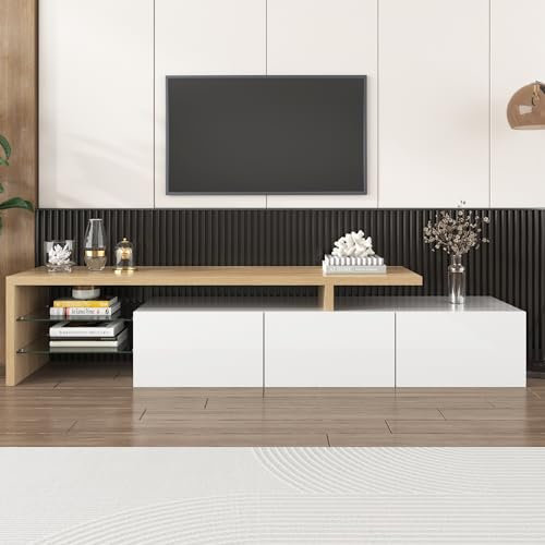 U/N Lowboard, TV-skåp, TV-bord, skänk, vardagsrumsbyrå, stående och hängande