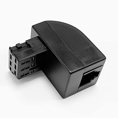 HB-DIGITAL Adaptateur prise téléphonique femelle RJ11 fiche TT89 Coupleur fixe Adaptateur de voyage pour Suisse