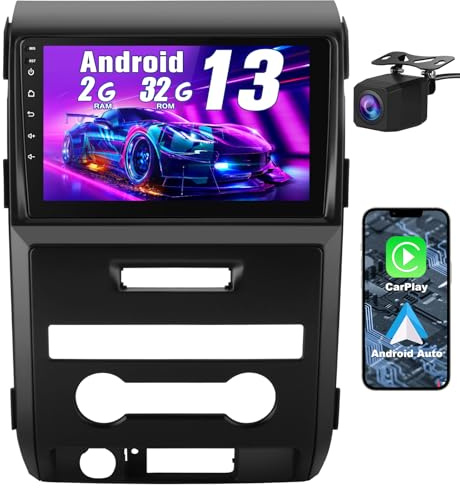 AWESAFE Android 13 Car Stereo for Ford F150 2009 2010 2011 2012, Wireless Carplay Android Auto Android 9 inch Touchscreen F150 Radio Replacement with GPS Navigation Bluetooth WiFi