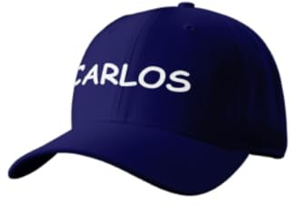 ZPUBLI+ Gorra de béisbol Personalizada con Nombre Bordado. Bordado Colores y Opciones de personalización. Gorras para niños y Adultos. (FR/ES, Letras, S, Niños, Azul Marino)