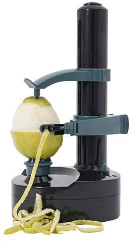 Éplucheur électrique de pommes de terre, éplucheur électrique, éplucheur automatique de fruits et légumes pour pommes et pommes de terre, éplucheur manuel 5-10 cm de diamètre, hauteur réglable