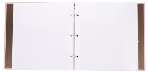 GRADENEVE Album per Fiori Secchi 25 Pagine a Fogli Mobili in Carta Rosa, Facile da Usare per Collezionare Piante e Foglie in Modo Comodo e Creativo