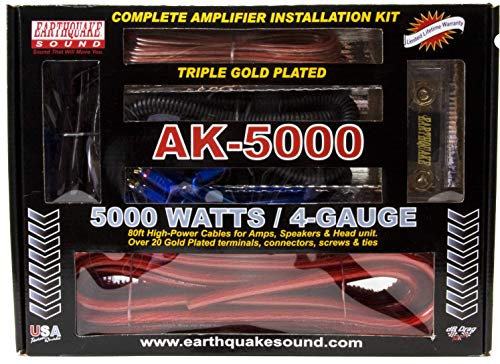 Earthquake Sound AK-5000 Complete Amplifier Installation Kit