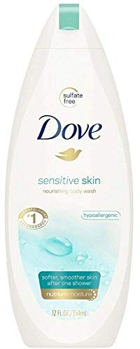 Dove Sensitive Skin Nourishing Body Wash, 12 Ounce (2 Pack)