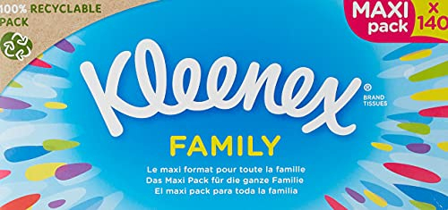 Kleenex original Family Box, 1er Pack (1 x 140 Stücke)