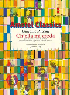 Ch'ella mi creda - Concert Band/Harmonie and Baritone/Euphonium, Trombone - SCORE