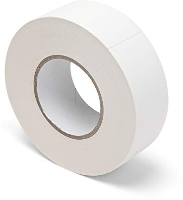 Gewebeband Gaffa, mattiertes Klebeband aus PE-beschichtetem Gewebe, stark haftendes Gaffa-Tape mit Naturkautschuk, Breite 50 mm x Länge 50 m, 0,31 mm stark, matt weiß