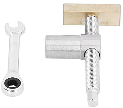 M12 Tornillo de banco con 20 mm Diámetro de la espiga, tornillo de banco de acero inoxidable, abrazaderas de perro para mesa de carpintería, para el posicionamiento y la fijación de carpintería