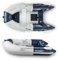 NOARD | Schlauchboot 230-470cm mit Aluminiumboden, Blau/Grau | UV-beständiges PVC, Leicht & Schneller Aufbau | Komplettset mit Pumpe, Ruder, Transporttasche