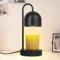 YudouTech Dimmable Candle Warmer Lamp - Candle Wax Warmer with 2 * 50W Bulbs, Melting Light for Bedroom and Living Room Decor, Black
