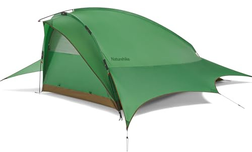 Naturehike Zelt 2 Personen Camping Zelt Wasserdicht & Winddicht Kuppelzelt, Einfach Aufzubauen für Outdoor, Trekking, Rucksackreisen