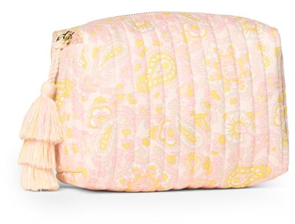 Amazon Essentials x Sofia Grainge Trousse de toilette de maquillage matelassée Femme