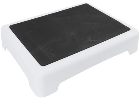 Taburete con Escalón, Elevador Portátil con Tapete Antideslizante, Escalón de Ducha para Bañera, Automóvil, Banco de Ducha, Reposapiés de Inodoro