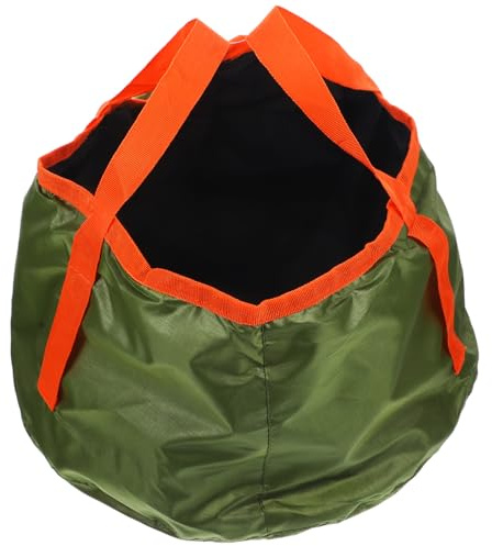 EXAOMBLE Bassin d'eau Pliable Portable en Polyester Imperméable, Taille Compacte, Couleur Vert Militaire, Léger Et Résistant, pour Camping, Randonnée, Activités De Plein Air Et Voyage